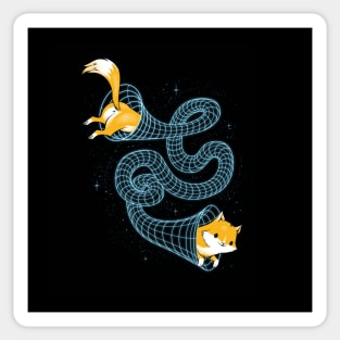 Wormhole Cat Sticker